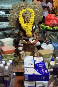 S Hindu god in the Sri Veeramakaliamman Temple