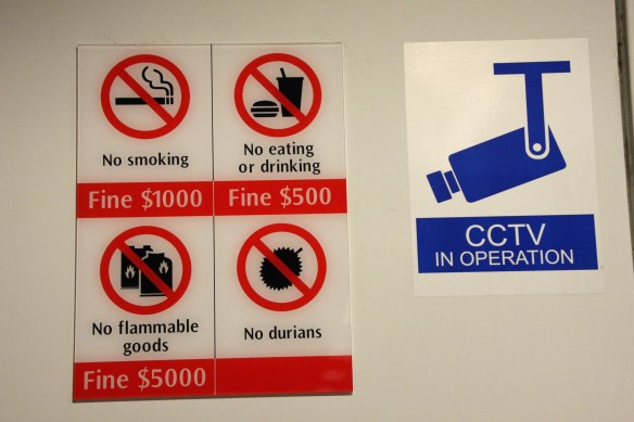 S Signs on the metro