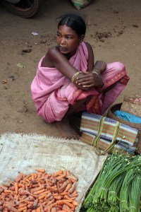 Woman in Onkadelli market