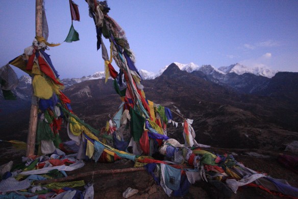 Khangchendzonga, seen from small peak above Dzongri