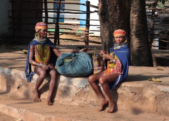 Bonda ladies at Onkadelli Thursday market